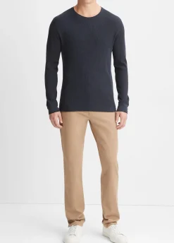 Thermal Long Sleeve Crew Neck Pullover