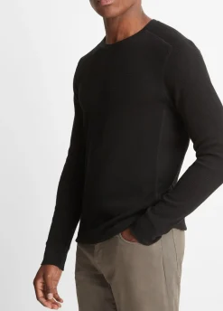 Thermal Long Sleeve Crew Neck Pullover
