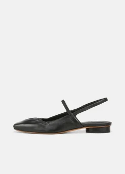 Venice Leather Slingback Flat