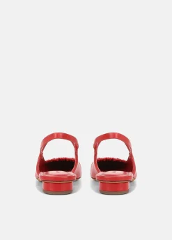 Venice Leather Slingback Flat