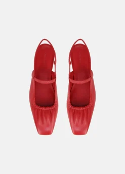 Venice Leather Slingback Flat