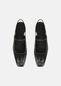 Venice Leather Slingback Flat