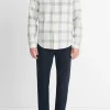 West Coast Plaid Cotton Long-Sleeve Shirt
