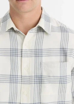 West Coast Plaid Cotton Long-Sleeve Shirt
