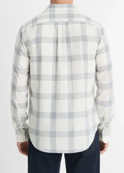 West Coast Plaid Cotton Long-Sleeve Shirt
