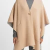 Wool and Cashmere Double-Face Cape