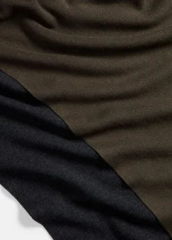 Wool and Cashmere Double-Face Cape
