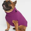 Wool and Cashmere Shaker-Stitch Dog Sweater