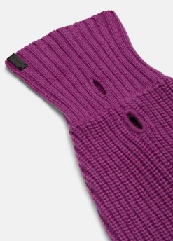 Wool and Cashmere Shaker-Stitch Dog Sweater