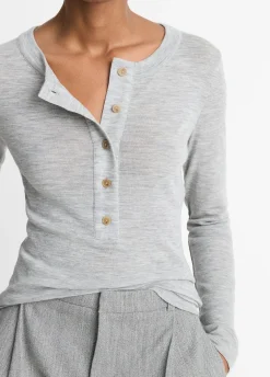 Wool Long-Sleeve Henley