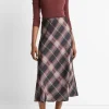 Wool Three-Quarter-Sleeve Mock-Neck Top