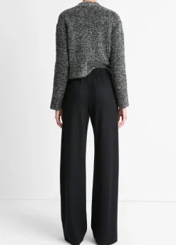 Wool-Blend Drawstring Pull-On Pant