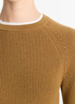 Wool-Cashmere Double-Neck Sweater