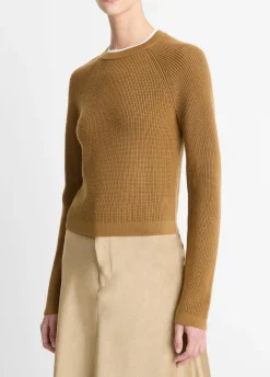 Wool-Cashmere Double-Neck Sweater