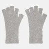 Wool-Cashmere Rib-Knit Fingerless Glove